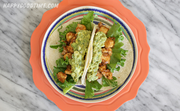 Lazy Day Meals // Quick and Easy Chicken Guacamole Tacos